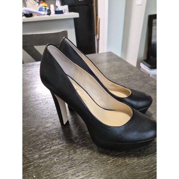 Jessica Simpson Shoes - Jessica Simpson Nellah High Heel Platform Round Toe Pumps Black Size 9 Med.